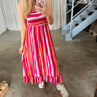Sommerkleid Amalfi - Rot