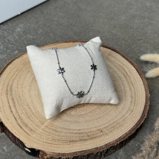 Tiny Flowers Kette | Silber