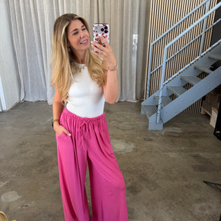 Basic Stoffhose -  Pinky (XS-XXL)