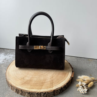 Mini Pippa De Luxe Tasche - Dunkelbraun