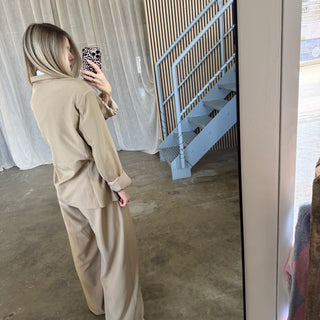 Oversized Blazer - Beige