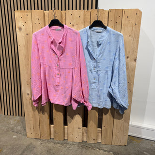 Musselinbluse Mini Schleifis