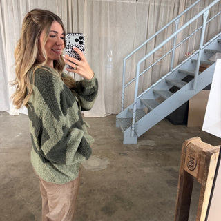 Strickjacke Bella - Double Green