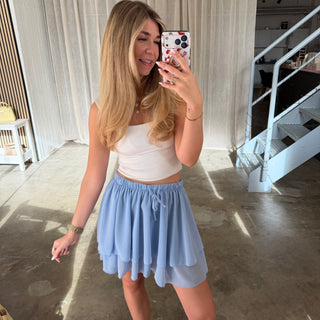 Soft Flow Shorts - Hell Blau