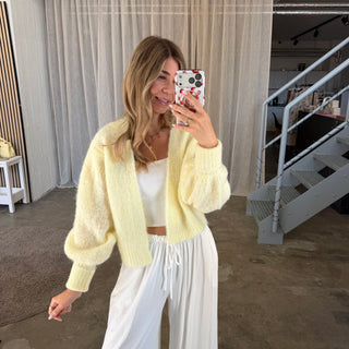 Strickjacke Trumpets - Butter Yellow