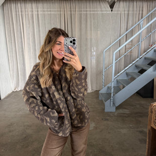 Normalsize Teddy Jacke - Leo Taupe