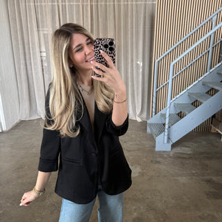 Normalsize Blazer - Schwarz