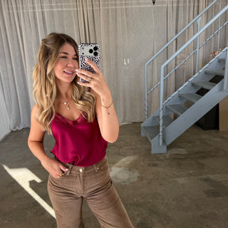 Shiny Top - Bordeaux