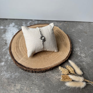 KAIA Armband | Perlen Silber
