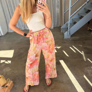 Sommerhose Tropical - Rosa