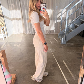 Cord Jeans - Creme