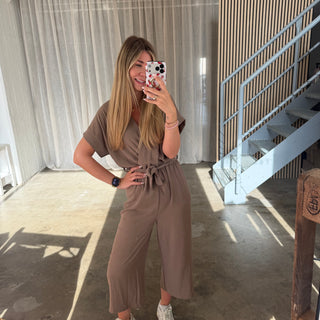 Classy Jumpsuit - Taupe