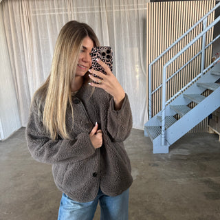 Normalsize Teddy Jacke - Taupe