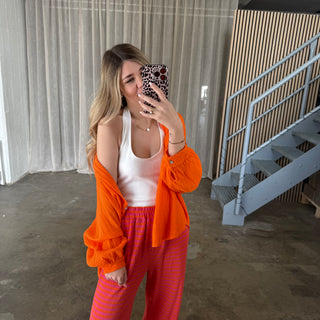 Lounge Hose - Orange x Pink