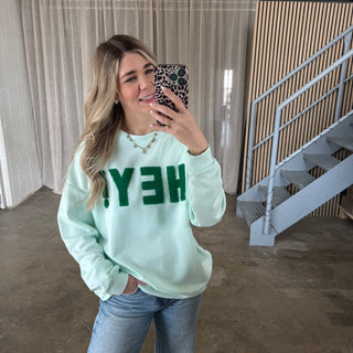 HEY! Sweatshirt - Mint
