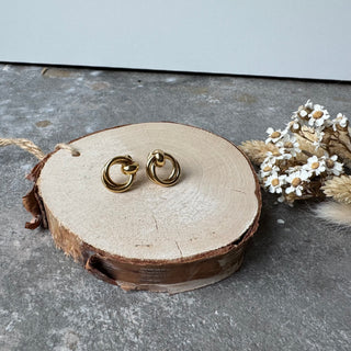 Round Knots Stecker | Gold