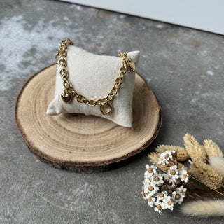 Many Hearts Kette | Gold