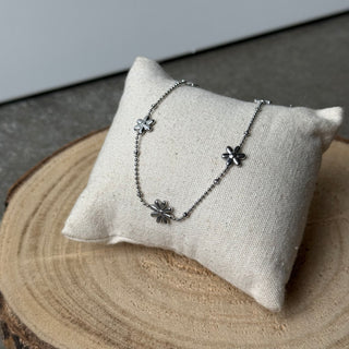 Tiny Flowers Kette | Silber