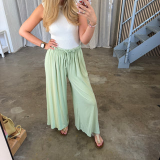 Basic Stoffhose - Lime (XS-XXL)