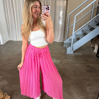 Plissee Hose - Pinky