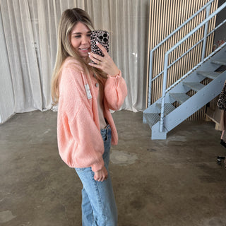Believe Strickjacke - Coral