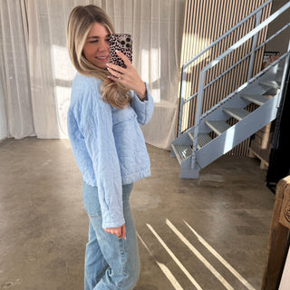 Steppjacke Spring - Babyblau
