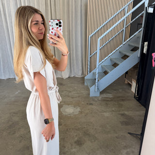 Classy Jumpsuit - Creme