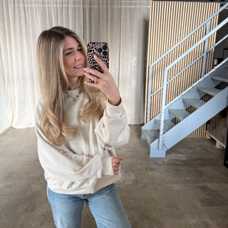 Dream Big Sweatshirt - Creme