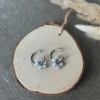 Cute Bloom Creolen | Silber