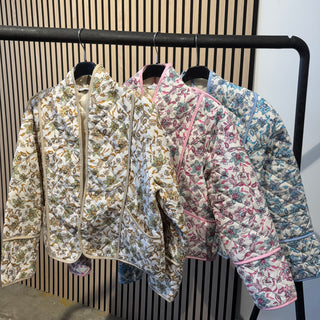 Steppjacke Flowers