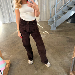 Cord Jeans - Braun