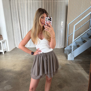 Soft Flow Shorts - Taupe
