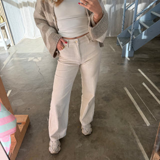 Cord Jeans - Creme