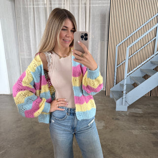 Strickjacke Waves - Colours