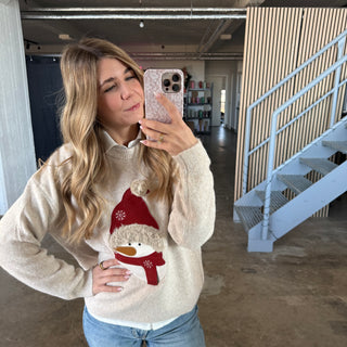 Weihnachts Pulli - Schneemann