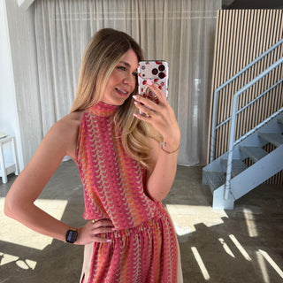 Neckholder Top Ibiza - Pink