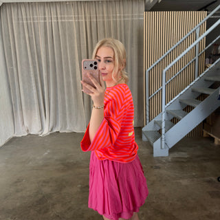 Oversize T-Shirt Solei - Pink x Orange