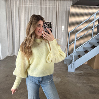 Strickpullover Trumpets - Butter Yellow