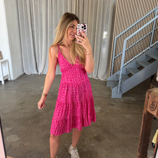 Sommerkleid Amy - Leo Pink