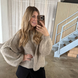 Chunky Pulli - Beige