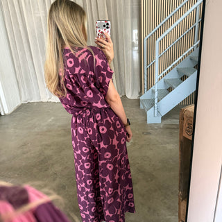Bluse Amalfi Bloom - Berry