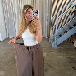 Basic Stoffhose -  Taupe (XS-XXL)
