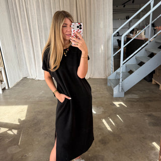 Oversize Kleid Molly - Schwarz