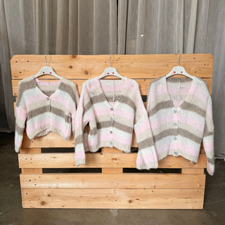 Strickjacke Leonie KIDS - Rosa