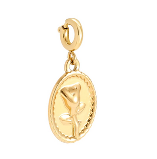 Tiny Charm Flower Amulet | Gold