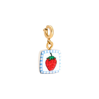 Tiny Charm Strawberry | Gold