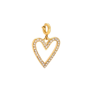 Tiny Charm Big Heart | Strass Gold