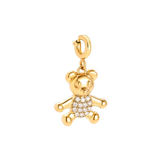 Tiny Charm Big Teddy | Strass Gold