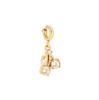 Tiny Charm Diamond Cherry | Gold