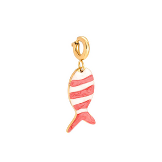 Tiny Charm Stripe Fish | Gold